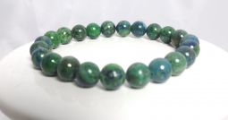 Peacock Lapis Stretch Bracelet
